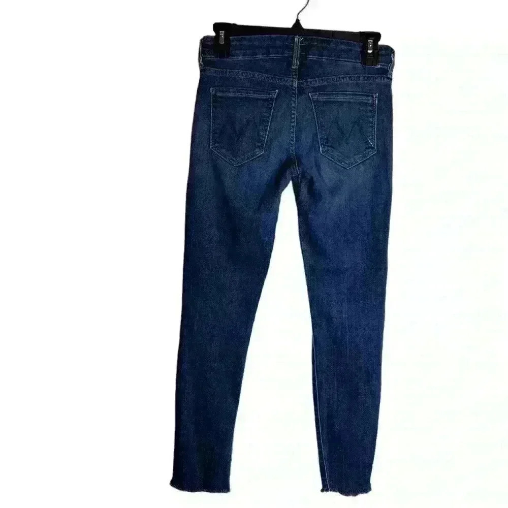 Mother High-Waist Looker Skinny Jeans in Flowers From The Storm Wash Size: 25 - Picture 5 of 9